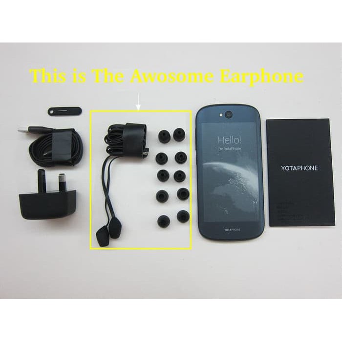 Original Headset Yotaphone 2 Sangat Nyaman Dipakai Exclusive Design - Putih