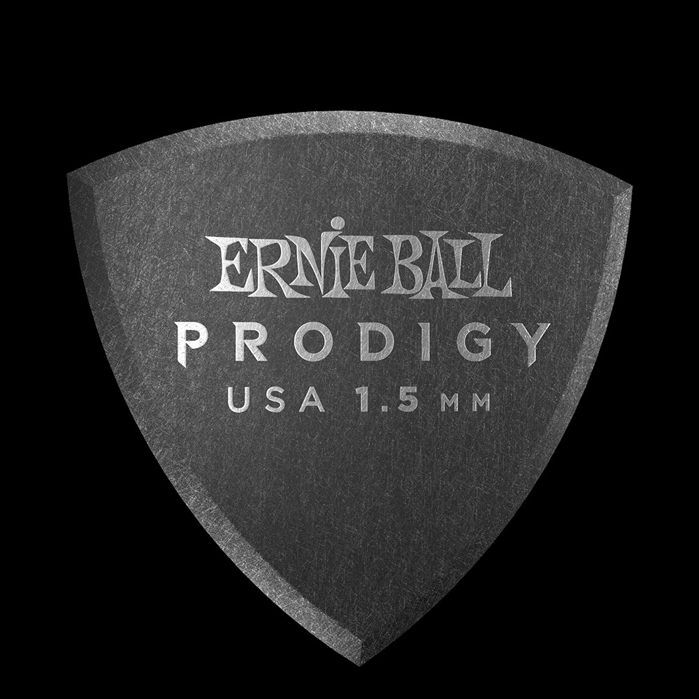 Ernie Ball 1.5mm Black Shield Prodigy Picks 6pack P09331