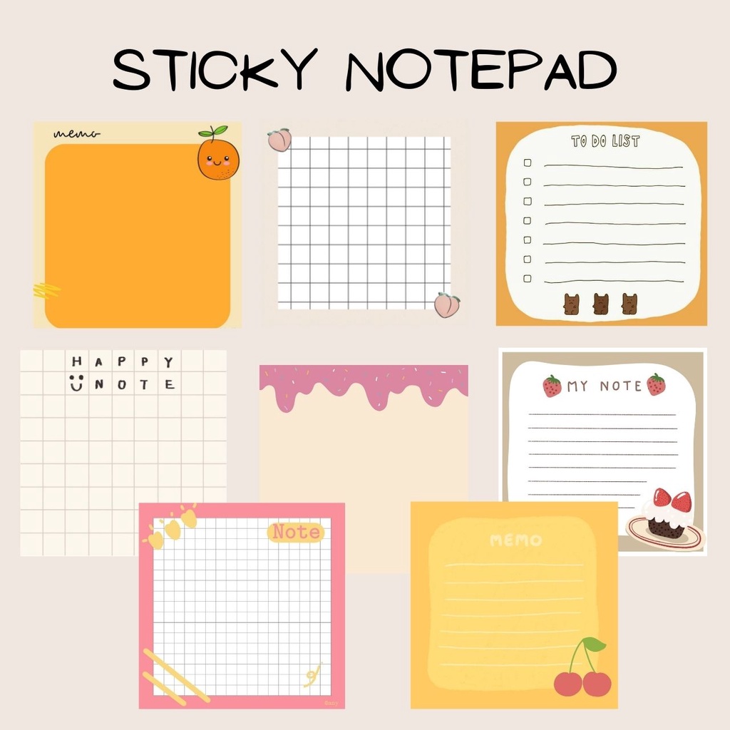 

STICKY NOTE CUTE DAN MURAH