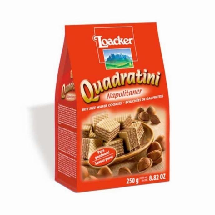 

*****] loacker wafer quadratini neapolitan 250gr