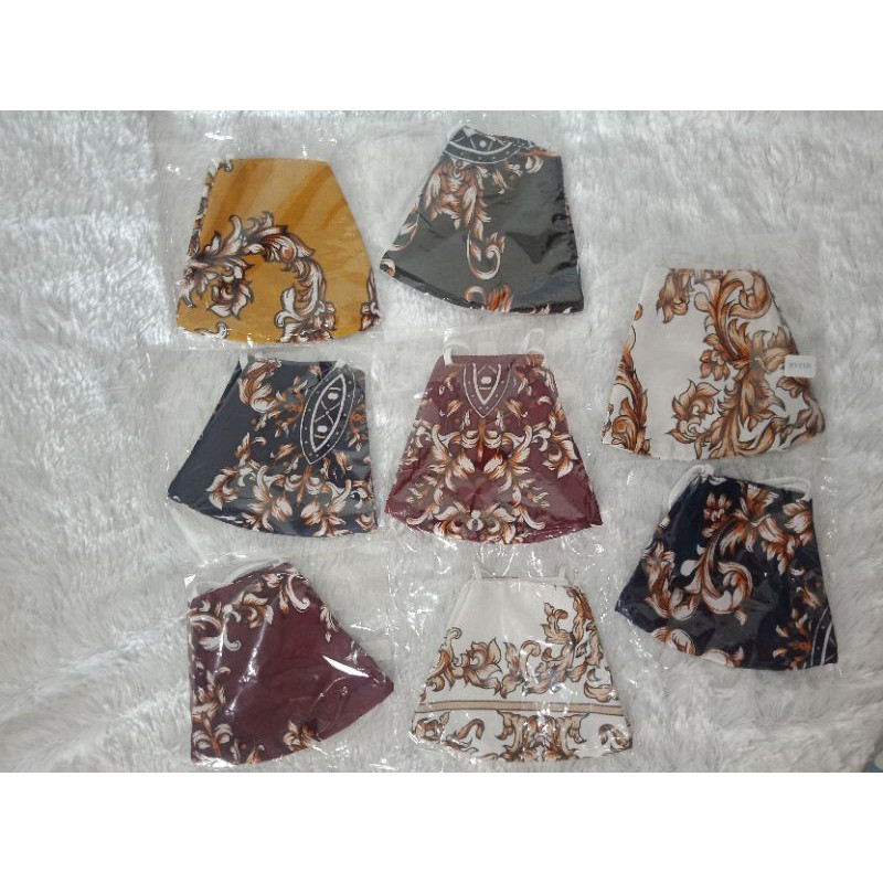 MASKER KAIN 3 LAPIS 3 PLY ADEM BAHAN KATUN TERMURAN MOTIF SULTAN TIEDYE VIRAL KEKINIAN
