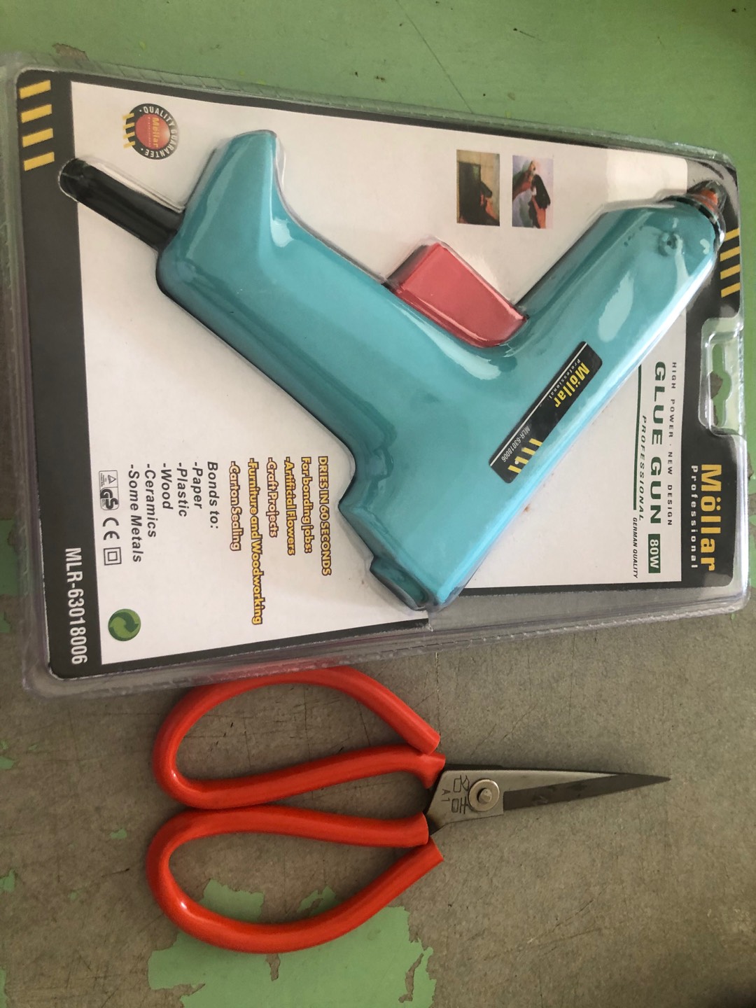 Mollar Glue Gun 80 Watt 80w / Alat Tembak Lem Bakar Besar