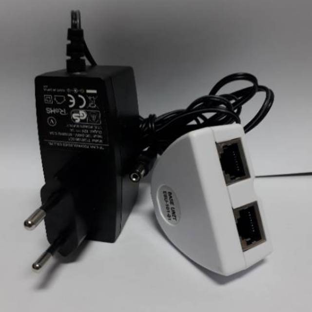 TP-LINK PoE pasive+adaptor 12v 1a