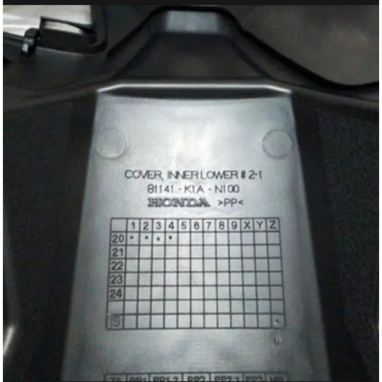 Cover Inner Lover Kap Dek Kontak Bawah Beat ISS Beat Deluxe Beat Street New 2020 2021 New LED tipe charger