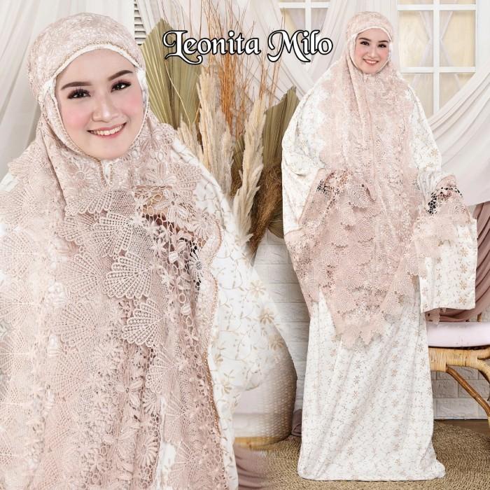 mukena dewasa putih terbaru bordir renda mewah mukenah ramadan sherina