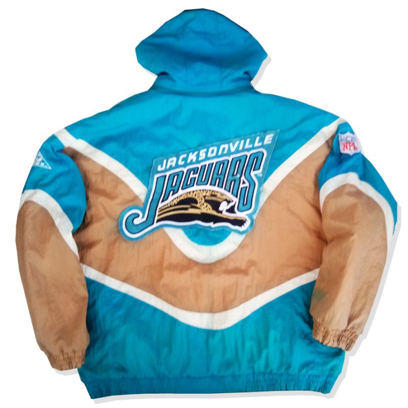 (sold) jaket vintage nfl nhl jaguars not starter tag apex