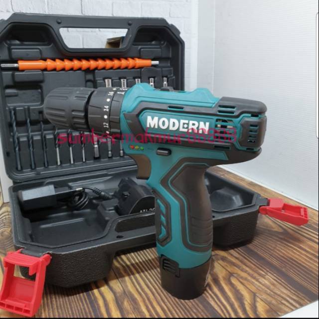 MESIN BOR BATERAI / DRILL MODERN M-16