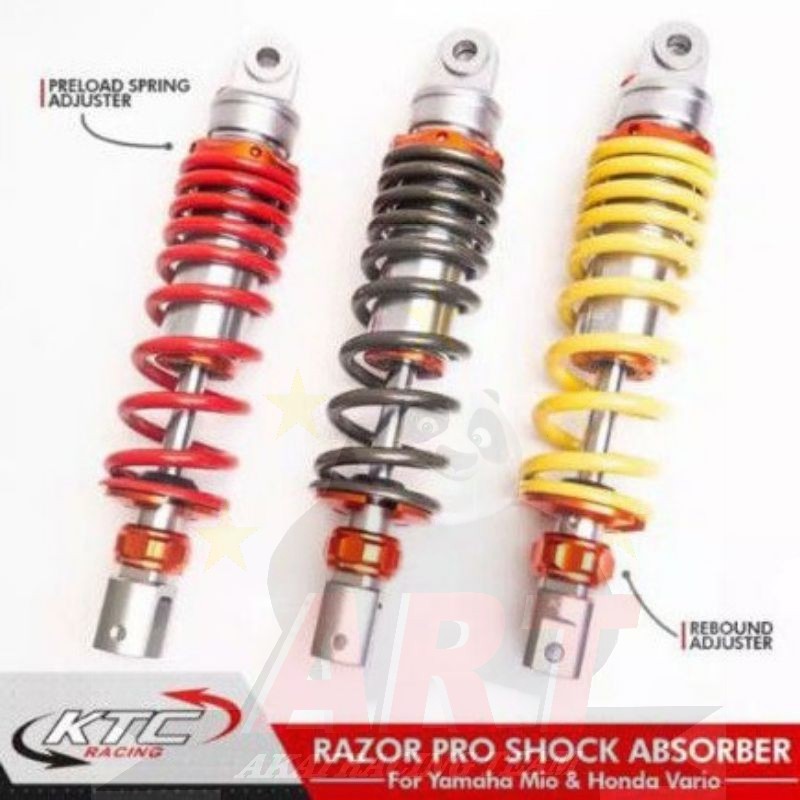 Shock Belakang Ktc Razor Pro ClickVario,Vario125,150,Beat,Scoopy,Mio,Mio Soul,Mio Gt