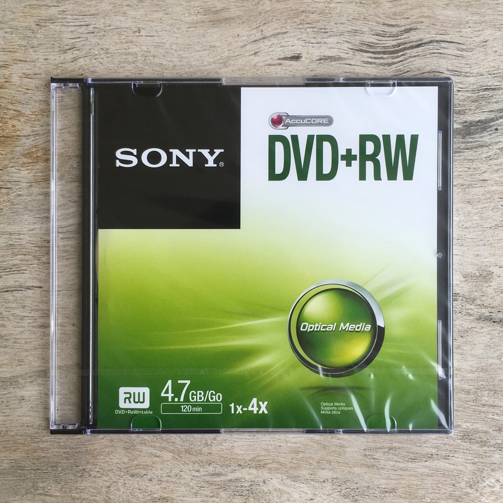 (Jual Satuan) DVD+RW Sony Single Pack 4.7GB Slim Case