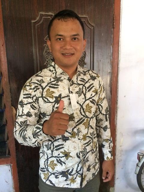 Kemeja Batik Pria Modern Lengan Panjang Casual Modis Slim Fit Trendy Masa Kini Ol 171