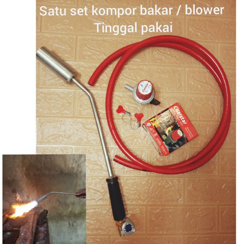 Kompor Bakar komplit | blow torch Lpg