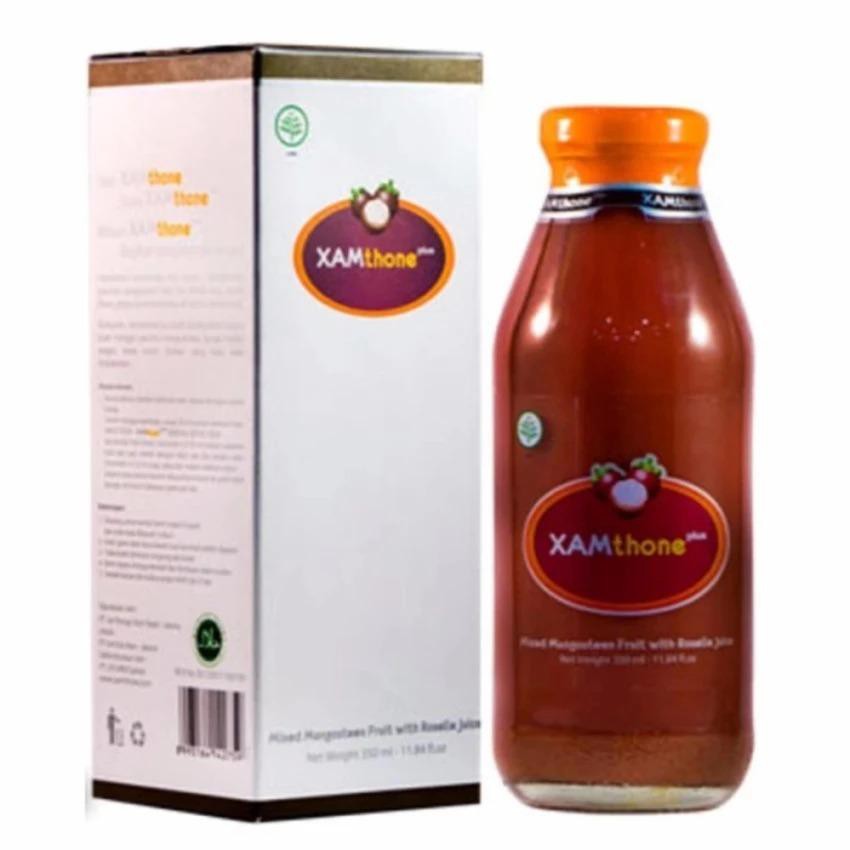 Xamthone Plus Jus Manggis - 350 ml  Konsentrasi jus buah keseluruhan bagian buah manggis  POM TR