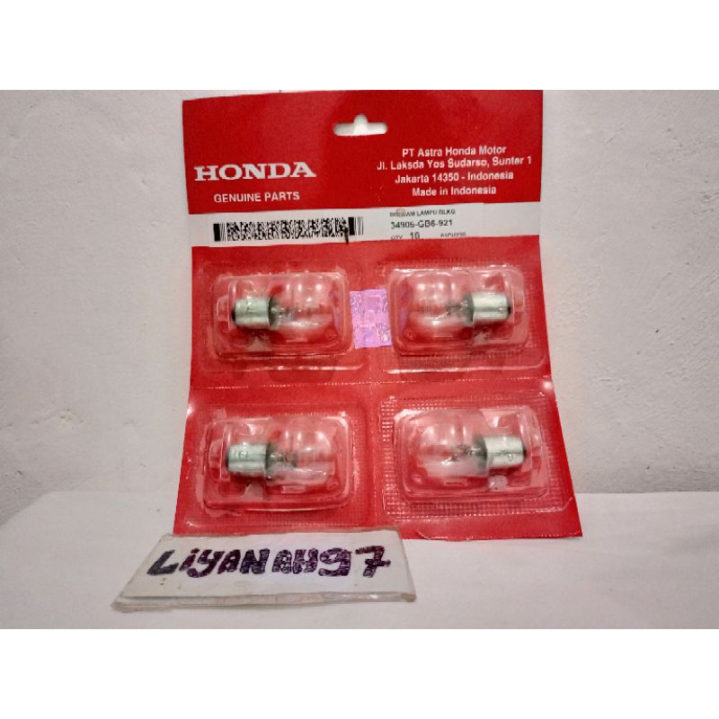 Lampu bolham belakang standar honda yamah suzuki juga bisa Harga 1 Lampu