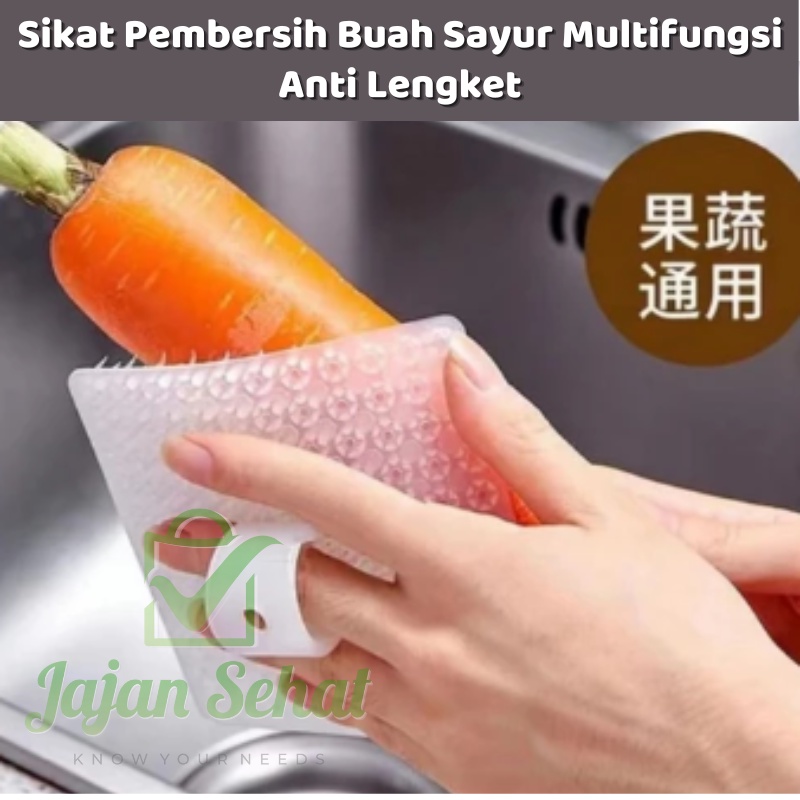 Sikat Pembersih Buah Sayur Multifungsi Anti Lengket