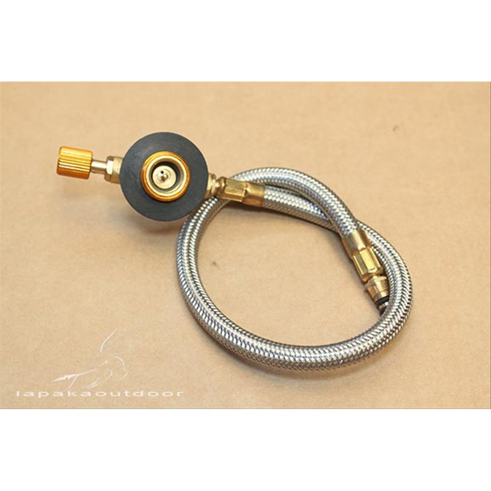 Sparepart Kompor Gas Portable Outdoor Camping Selang Plus Keran Pengatur Gas Regulator Kran -