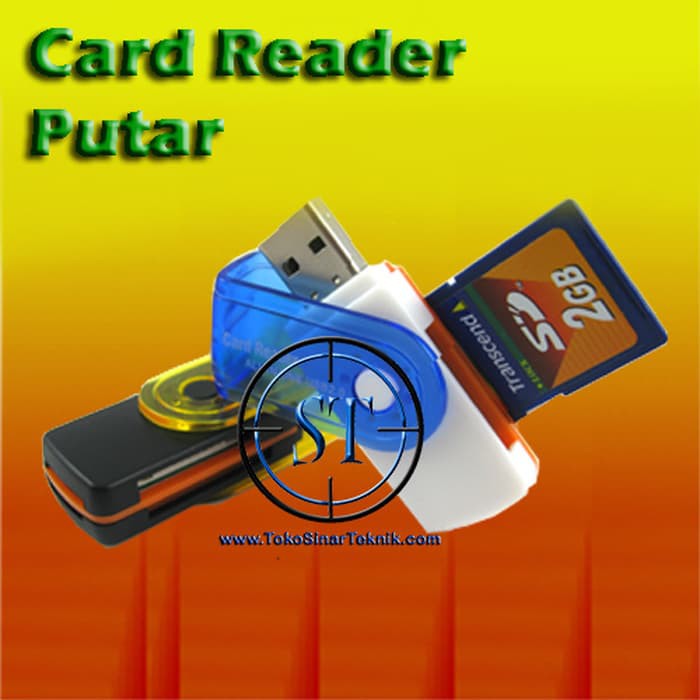 Card Reader Putar 15 in 1 Micro SD SD CARD MMC DLL