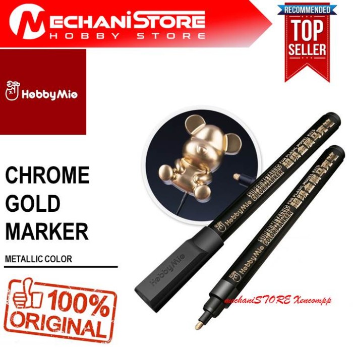 HOBBY MIO Super Metallic CHROME GOLD MARKER
