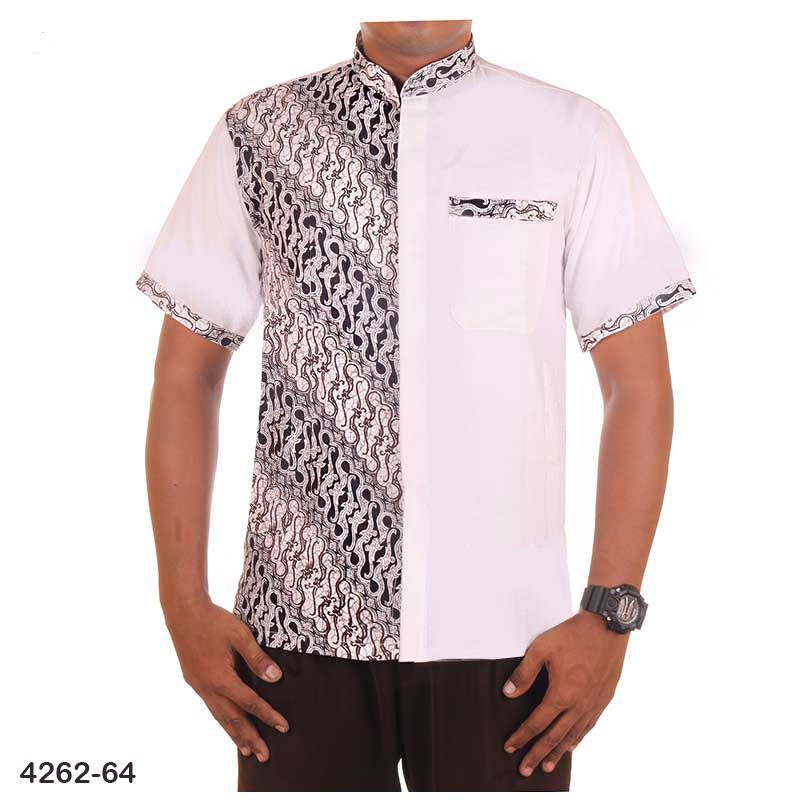 Baju Koko Hem Batik Luqman