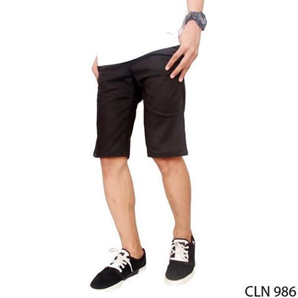 Men’S Casual Chino Pants Chinos Stretch Black – CLN 986