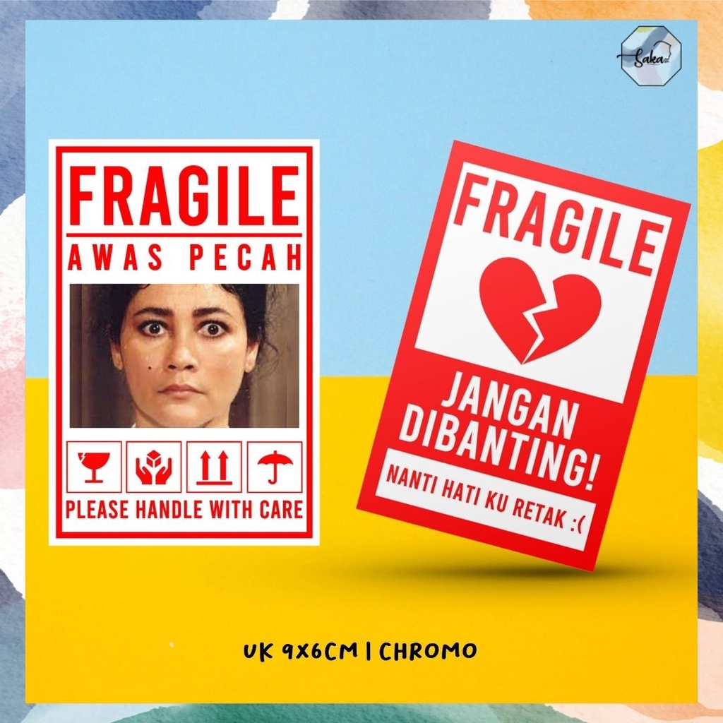 

FRAGILE STIKER / LABEL STIKER FRAGILE / FRAGILE STICKER