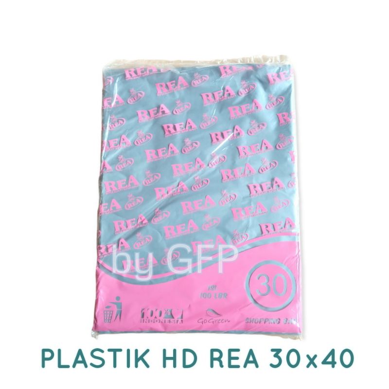 Kantong Plastik 30x40 cm 100pcs REA Tanpa Plong - Plastik Packing Olshop Online Shop Baju Besar