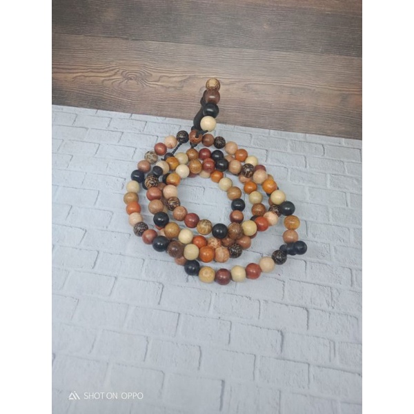 tasbih kombinasi kayu bertuah original