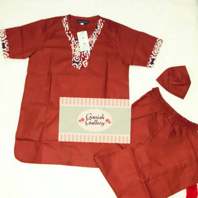 Stelan koko turki usia 7 sampe 10tahun ori by Ganish Gallery