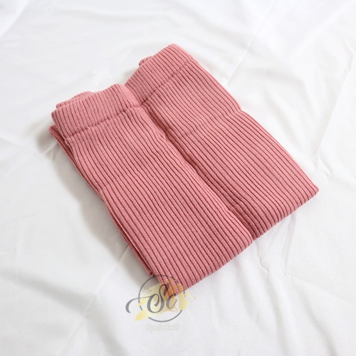 [✅COD] STANDAR & BIG SIZE ROK SPAN RAJUT - ROK PREMIUM RAJUT - SPAN ROK - ROK WANITA RAJUT OVERSIZE-DUSTY PINK