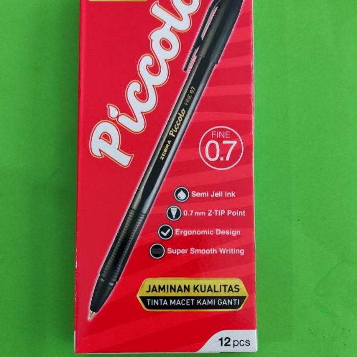 

5.5 SALE/F⚡ASH SALE/【F⚡ASH SALE✅】/Terbaik/(Terbaik) Bolpoint Pulpen Piccolo Black Per pak Isi 12 pcs Fla⚡H ⚡ale 7.7