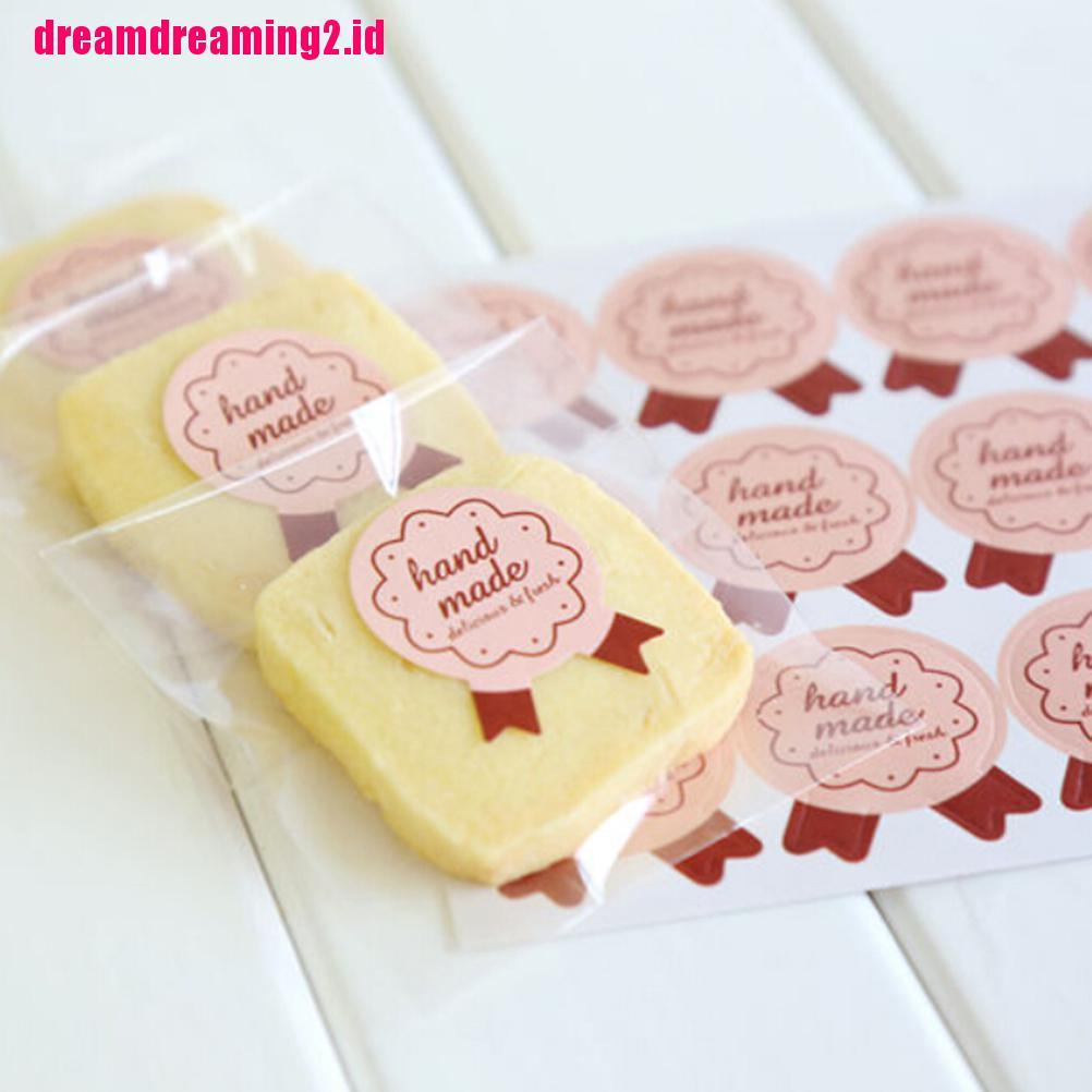 （✔✔❤1 Lembar / 15pcs Stiker Kertas Label Segel Makanan / Kue Handmade Untuk Pesta