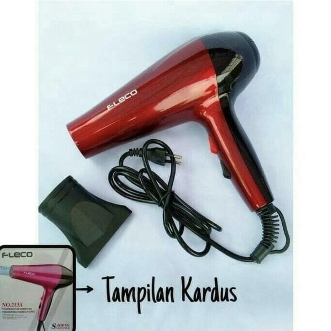 COD Hair Dryer Fleco F 213 A | Hair Dryer Pengering Rambut Low Watt 281