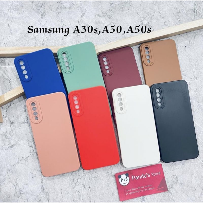 Softcase Pro Camera Samsung A30s, A50, A50s Candy Case Full Color 3D Silikon TPU