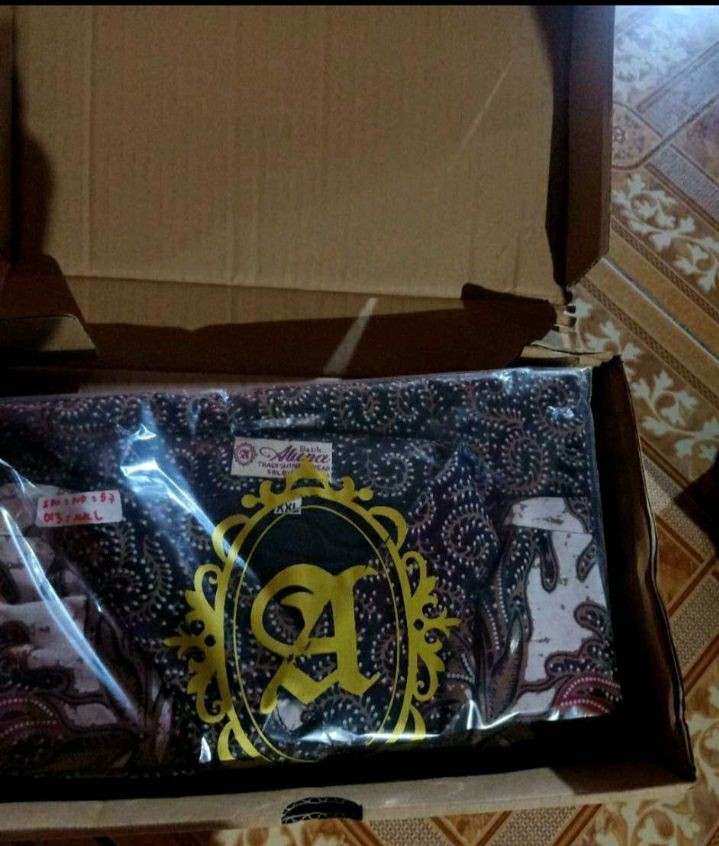 Kemeja Batik Premium Pria Lengan Panjang Modern Cowok Tenun Katun Prabuseno Full Furing Cap Abb 013