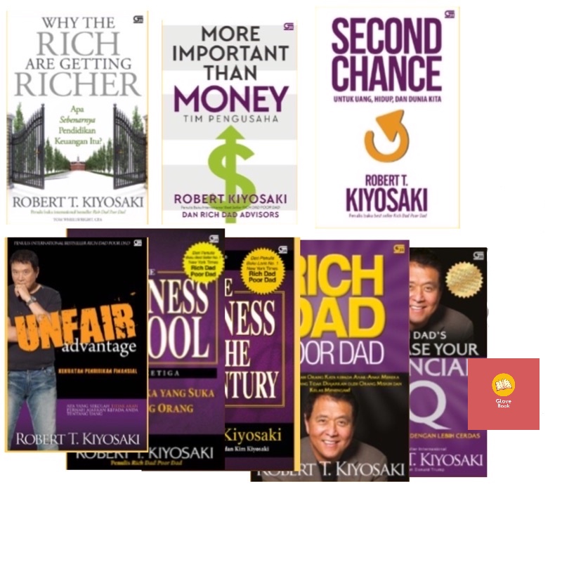 Jual Koleksi Robert Kiyosaki Financial Iq Rich Dad Poor Dad Cashflow