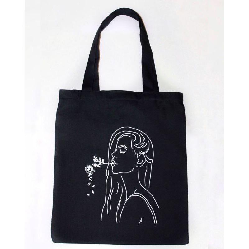 [LOKAL] Fashion Fair - Totebag tote (PAKAI SELETING) Karakter kpop murah wanita custom motif