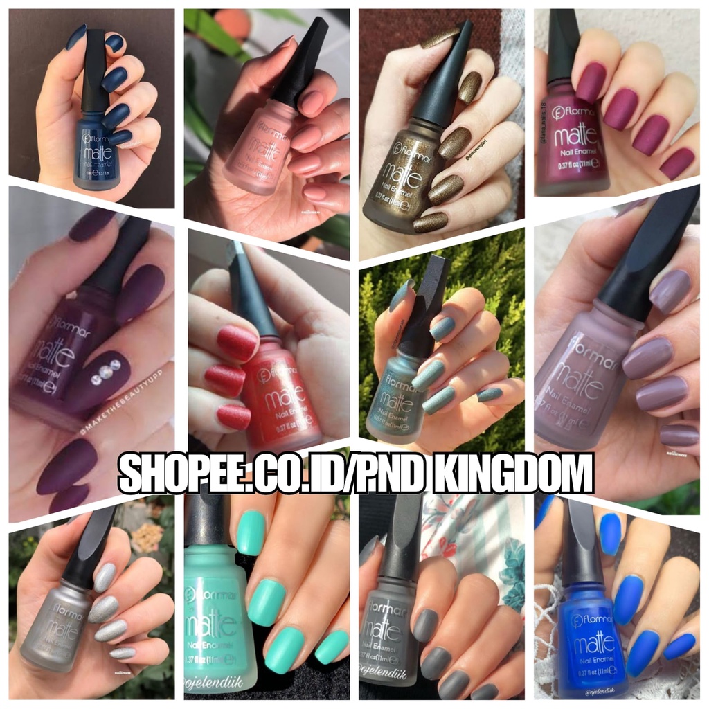 Jual KUTEK MATTE Flormar / Kutek Halal Flormar / Matte Nail Polish