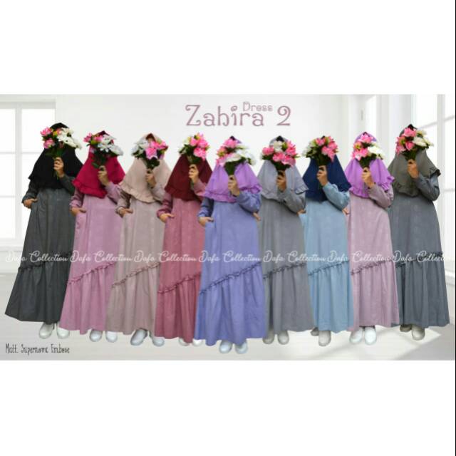 Gamis Embos Zahira 2 ORIGINAL by Dafa Collection
