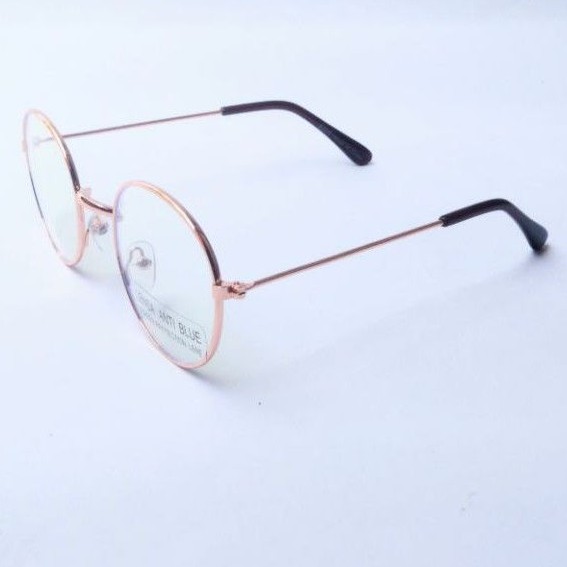 kacamata anak antiradiasi komputer oval bahan metal kt249-3