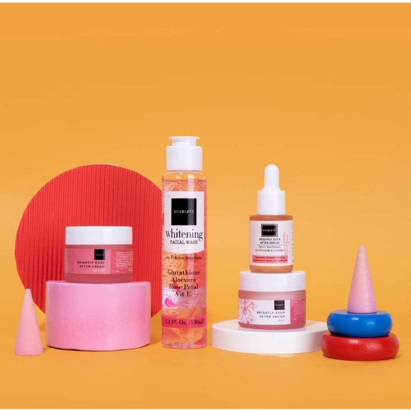 Paket Brightly Ever After Serum Scarlett Whitening original