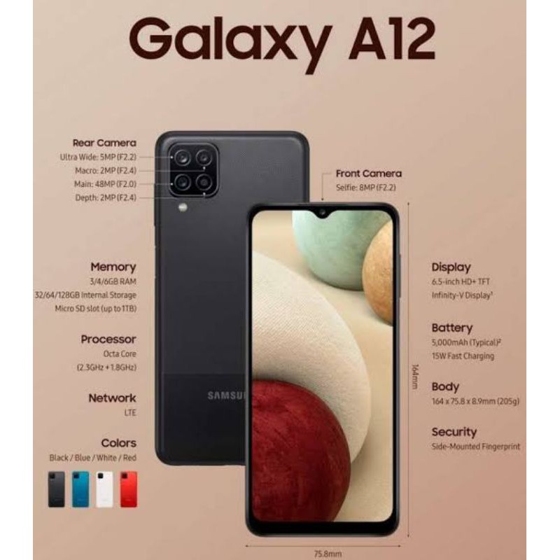 samsung a12 6/128