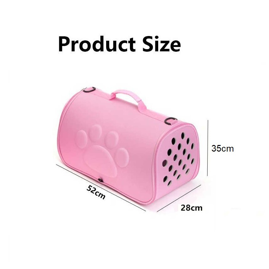 Large Size Besar - Pet Cargo Pet Carrier Bag Pawn Feet Stamp for Cat &amp; Dog Tas Anjing Kucing