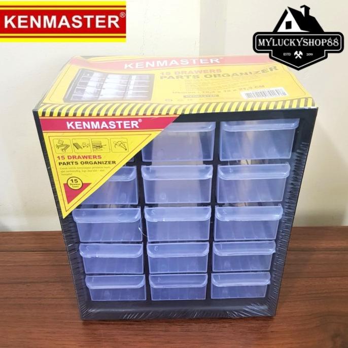 Jual Kenmaster Rak Drawer Kotak Susun Slot Part Organizer Laci