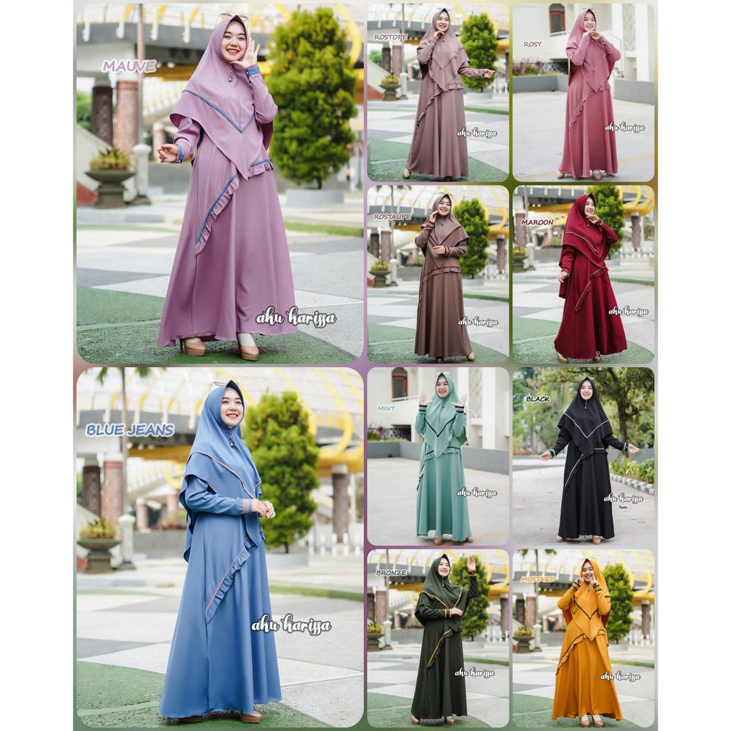 Gamis Nabila Set original by Aku Karissa