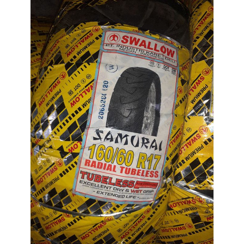 Ban Swallow Samurai 160/60-17Ban lebar 160/60-17