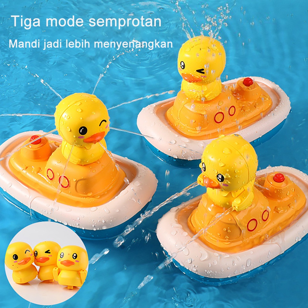 LAKOEOFFICIALMALL Bebek Mainan Mandi Anak Bayi Bath Toys With Shower Head-1