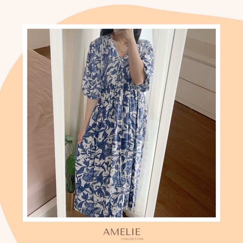 AMIA DRESS - midi dress rayon busui bumil