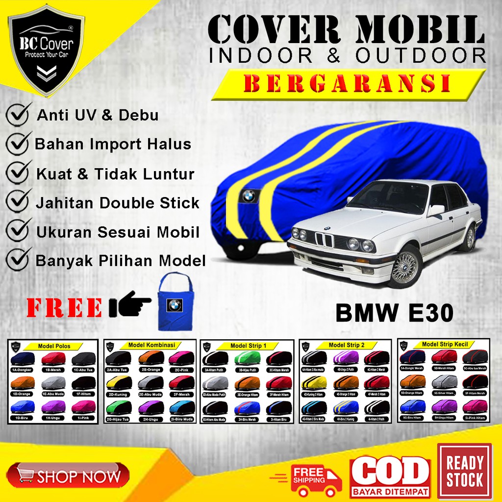 Body Cover Mobil Sedan BMW E30, Sarung Mobil BMW E-30, Selimut Mantel Penutup Pelindung Outdoor