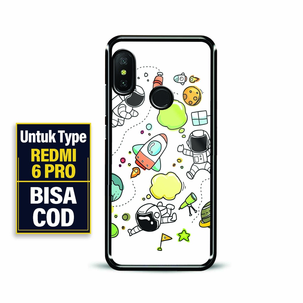 Case Glossy Premium Redmi 6 Pro - 2D Glossy Redmi 6 Pro - Fashion Motif [ Astrobocil 2 ] Redmi 6 Pro