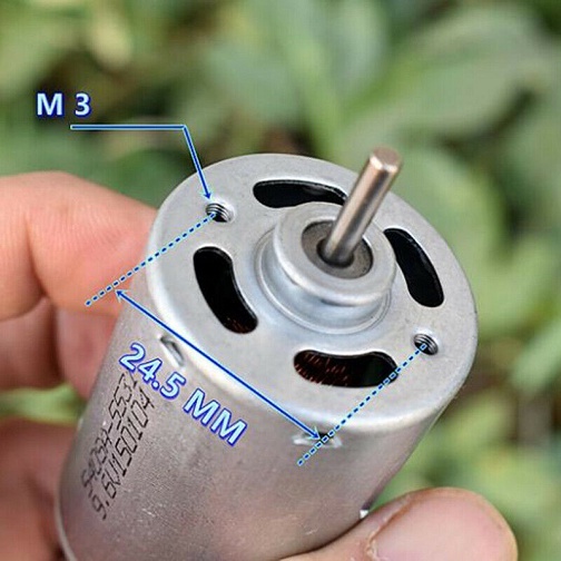 Dinamo DC Motor RS540 RS-540 21500 Rpm RS 540 High Speed Torque DC 6V-9.6V Cocok Untuk Dinamo Mesin Kebun Bor Obeng Mobil Mainan Perahu