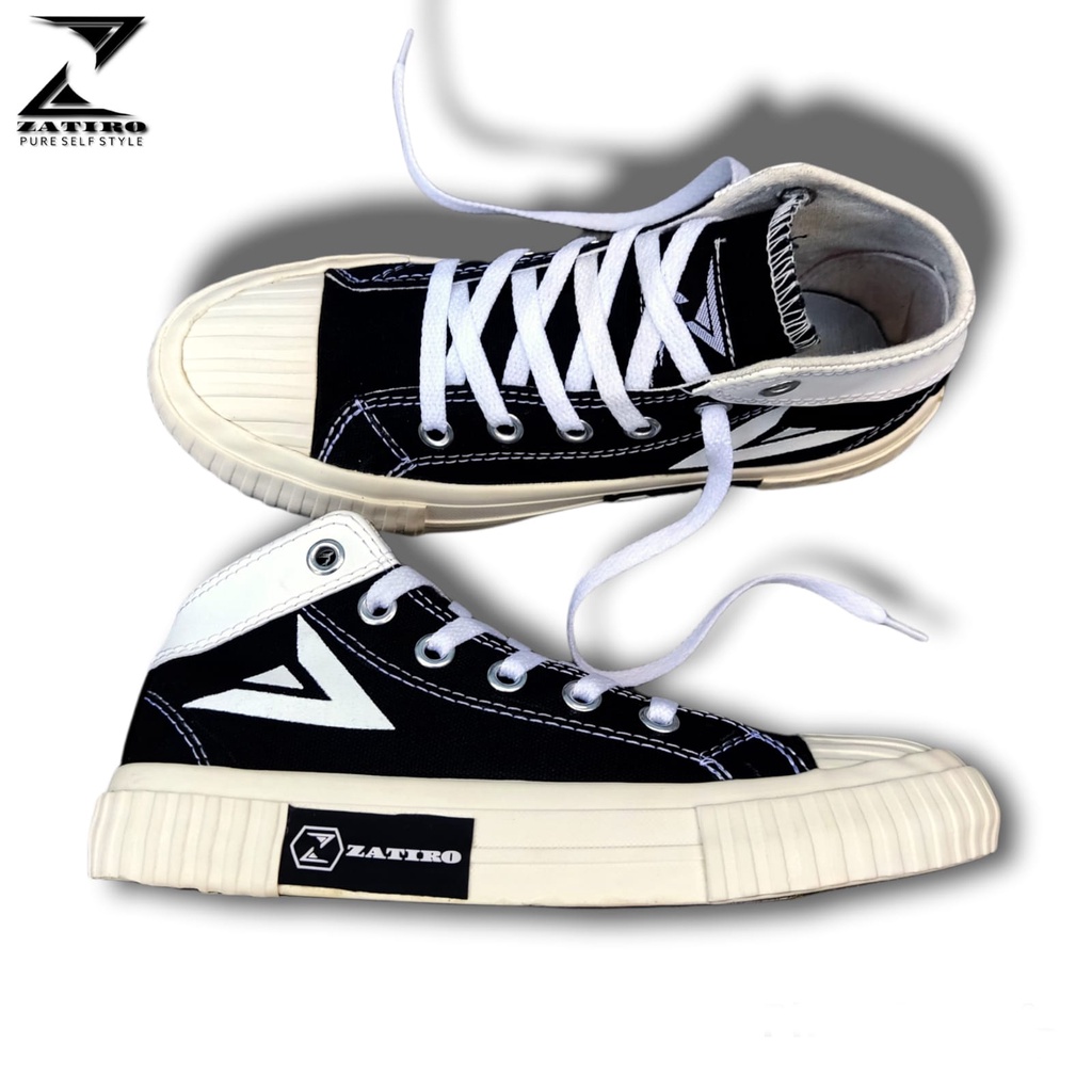 Sepatuwear Anthic Zatiro Classic Sepatu Sneakers Pria Wanita Casual Mid Wear ala Korean Shoes Sneakers Sekolah Keren Tinggi Tanggung PSS-019